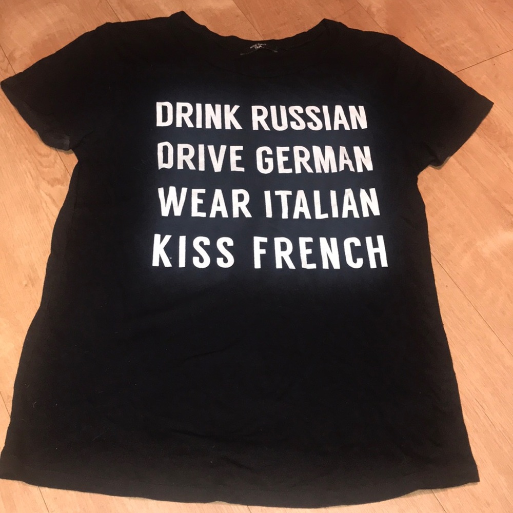 God Save LA Black Quote Tee